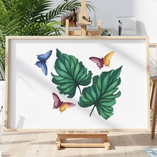 Blaetter Pflanze v69 Schablone