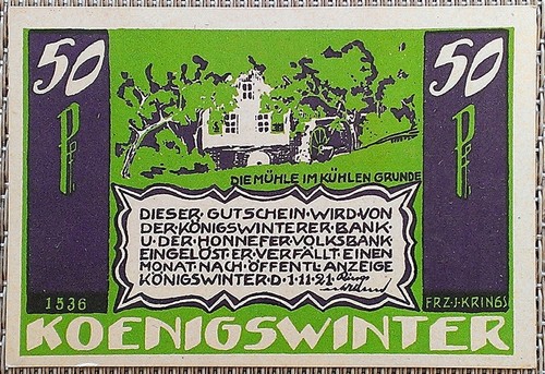 Notgeld pfennig - notgeld:, 50