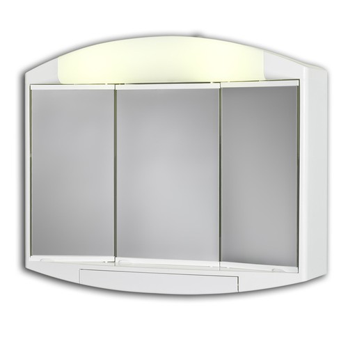 Spiegelschrank weiß mit - -,