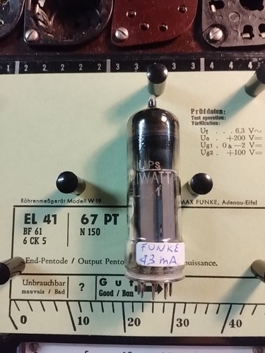 El41 philips miniwatt - philips, disck