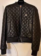 Philipp Plein Lederjacke Couture Mickey Mouse Strass 