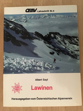 Albert Gayl Lawinen/Rother Verlag/Alpenvereinslehrschrift