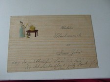 Präge.AK Herz.Glückw.z.N.Jahre Frau,Vogel,Tisch,Kelle,Zuber gel.29.12.00