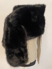 Schwarze Luxus Kunstfell Stola Schal Cape elegant warme weich Winter Look NEU