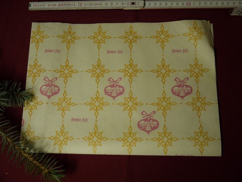 Bögen ddr geschenkpapier - 10,