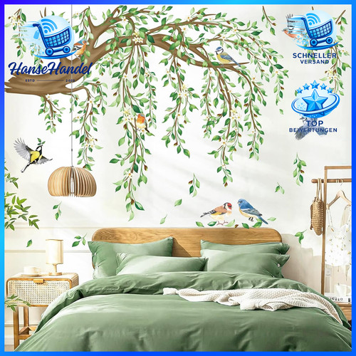 Wandsticker groß baum ast - wandsticker,