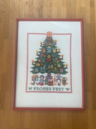Weihnachts-Stickbild