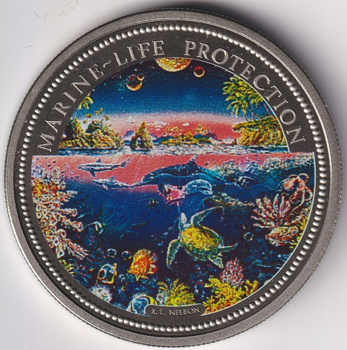 Palau 1993 marine - $,
