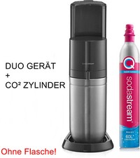 SodaStream Duo Sprudelmaschine 1x CO2 Zylinder  Wassersprudler OHNE FLASCHE
