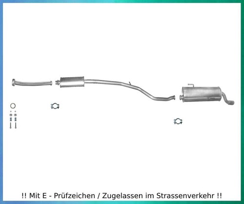 Auspuffanlage für peugeot - auspuffanlage,