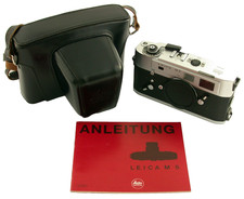 LEICA M5 M 5 3-lug Ösen chrome body Gehäuse classic rangefinder serviced top !