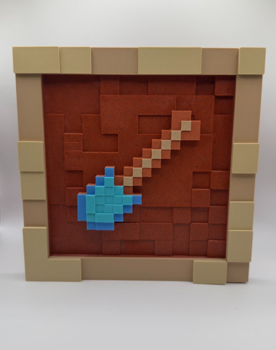 Mine craft magnetic - craft, frame