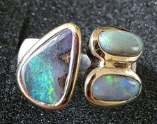 Boulder opal ring - , in