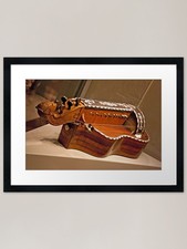 Drehleier gerahmter kunstdruck - drehleier,
