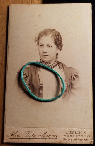 Junge frau portrait cdv - -,