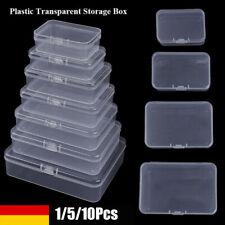 1-10x Aufbewahrungsbox Stapelbox Kunststoff mit Deckel Klein Mini Box/Plastikbox