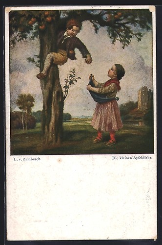 Künstler ludwig von - künstler-ak,