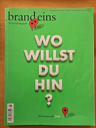 Brand eins heft mai - brand, 2015
