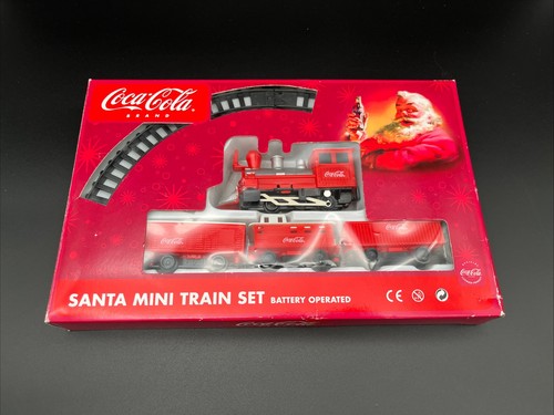 Coca cola santa mini train - santa,