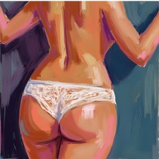 Akt Spitze Girl weiblich