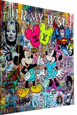 Micky Maus Pop Art  Kunst