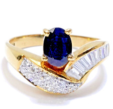 Ring Gold Saphir 0,90 ct