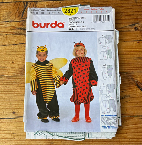 Burda schnittmuster 2821 - schnittmuster,
