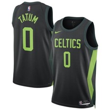 Boston Celtics Herren Trikot NBA City Edition (0 TATUM) NEU alle Größen UK