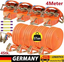 4x Spanngurte mit Ratsche und