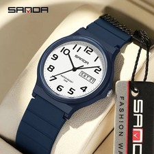 SANDA Damen Uhr Blau 36mm