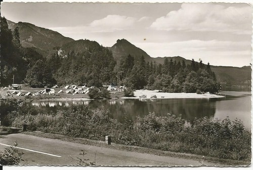 Ansichtskarte kochelsee - ansichtskarte,