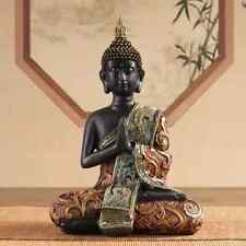 Resin Thai Buddha Budda Figur Statue Feng Shui sitzend Skulptur Ruhe Deko GARTEN