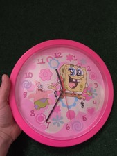 Wanduhr Kinderuhr Spongebob Kinderzimmer Uhr Deko