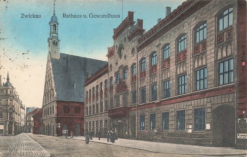 Zwickau rathaus - (08056),,