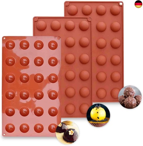 Silikonform halbkugel 3 - halbkugel,,