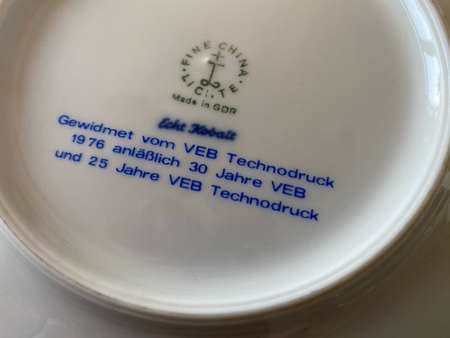 Teller ddr werbung veb - werbung,