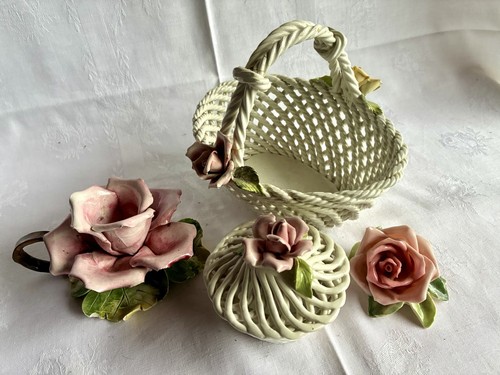 Bassano keramik set mit rosen - bassano,