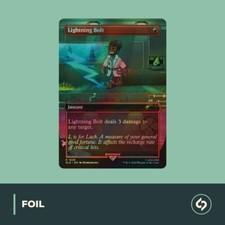 MTG | Lightning Bolt | SECRET LAIR x FALLOUT | NM | EN | FOIL | MAGIC