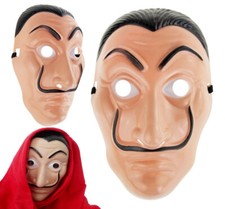 Salvador Dali Maske 'Haus aus Papier': Strapazierfähiger Kunststoff für Fans der