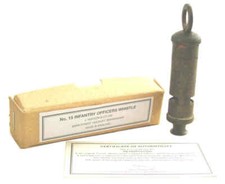 Erster Weltkrieg britischer Pfeifengraben 1914 - 1918 US-Armee RFC RAF Gallipoli Messing gealtert Erster Weltkrieg