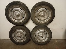 4 Felge 3 Loch Renault R4 4.00Bx13 Oldtimer Fergat 7070 Michelin XZX  135  Jante