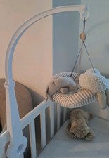 Sterntaler Mobile Gestänge Weiß für Kinderbett