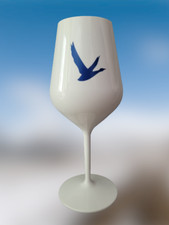 Grey Goose Vodka Kunststoffglas weiß mit blauer Gans Party, Bar, Picknick, etc.