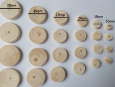 Kiefer Massivholz Knoten Dübel Stecker Holz Knopfkappen Lochabdeckung flach 10 15 20 25