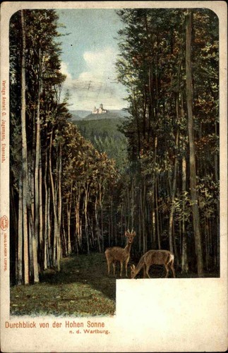 1900 thüringen litho ak - thüringen, litho-ak