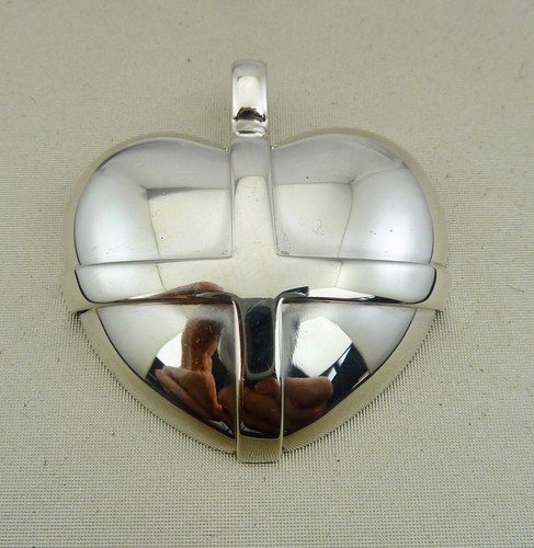 Herz anhänger 925 silber - herz, 925/-silber