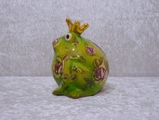 pH2rHS - Keramik Pomme Pidou Design Spardose Froschkönig - Vintage - 10 cm