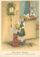 Frohes neujahr kuckucksuhr - frohes, neujahr,
