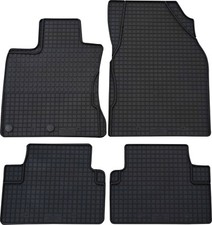 Gummimatten 4-Teile schwarz für Nissan Qashqai ab 02/2014 Passform PETEX