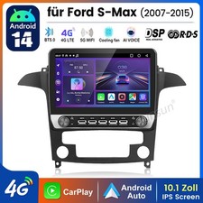 4+64GB Für Ford S-Max 2007-2015 Carplay Android 13 Autoradio GPS Navi WIFI SWC
